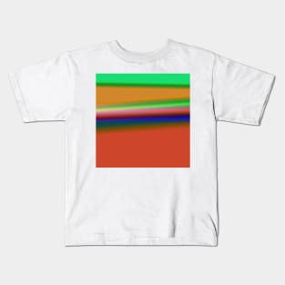 RED BLUE PINK GREEN ART Kids T-Shirt